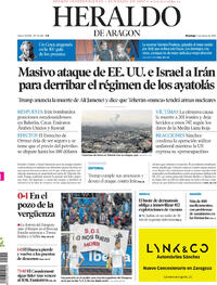 Portada Heraldo de Aragón 2026-03-01