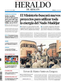 Portada Heraldo de Aragón 2026-04-01