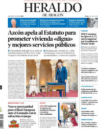 Portada Heraldo de Aragón 2026-05-01
