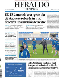 Portada Heraldo de Aragón 2026-03-03