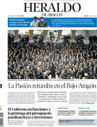 Portada Heraldo de Aragón 2026-04-03