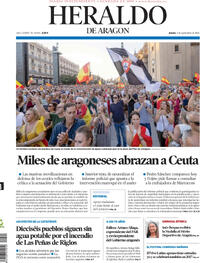 Portada Heraldo de Aragón 2026-09-03