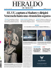 Portada Heraldo de Aragón 2026-01-04