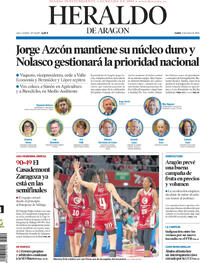 Portada Heraldo de Aragón 2026-05-04