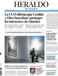 Portada Heraldo de Aragón 2026-06-04