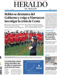 Portada Heraldo de Aragón 2026-08-04