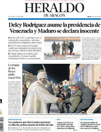 Portada Heraldo de Aragón 2026-01-06
