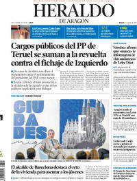 Portada Heraldo de Aragón 2026-06-06