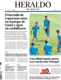 Portada Heraldo de Aragón 2026-07-06