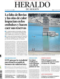 Portada periódico Heraldo de Aragón