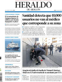 Portada Heraldo de Aragón 2026-05-07