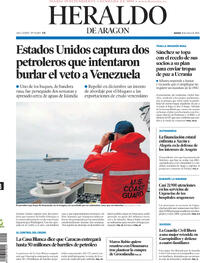 Portada Heraldo de Aragón 2026-01-08