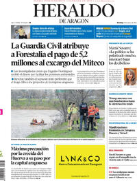 Portada Heraldo de Aragón 2026-03-08