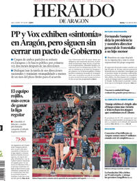 Portada Heraldo de Aragón 2026-04-09
