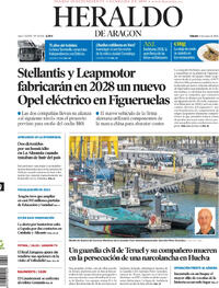 Portada Heraldo de Aragón 2026-05-09
