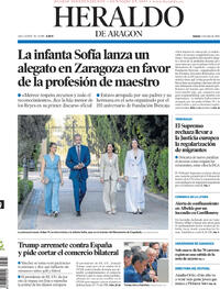 Portada Heraldo de Aragón 2026-07-09
