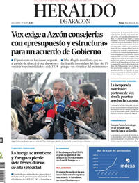 Portada Heraldo de Aragón 2026-02-10