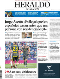 Portada Heraldo de Aragón 2026-05-10