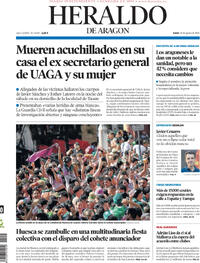 Portada Heraldo de Aragón 2026-08-10