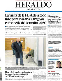 Portada Heraldo de Aragón 2026-03-11