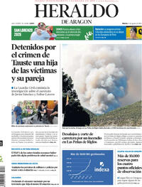 Portada Heraldo de Aragón 2026-08-11