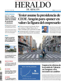 Portada Heraldo de Aragón 2026-01-13