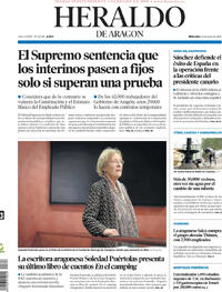 Portada Heraldo de Aragón 2026-05-13
