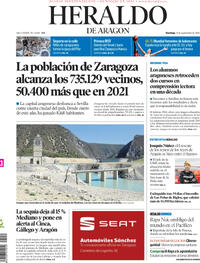 Portada Heraldo de Aragón 2026-09-13