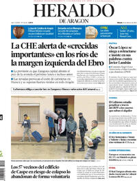 Portada Heraldo de Aragón 2026-02-14