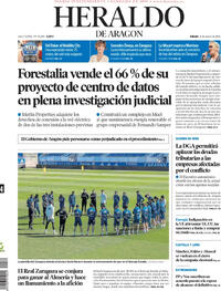 Portada Heraldo de Aragón 2026-03-14