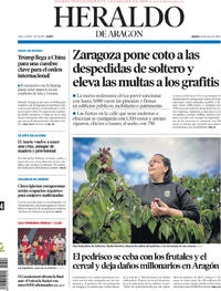 Portada Heraldo de Aragón 2026-05-14