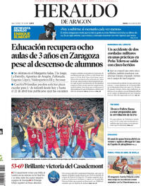 Portada Heraldo de Aragón 2026-04-16