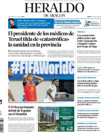 Portada Heraldo de Aragón 2026-06-16