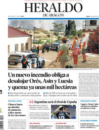Portada Heraldo de Aragón 2026-07-16