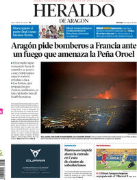 Portada Heraldo de Aragón 2026-08-16