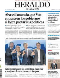 Portada Heraldo de Aragón 2026-03-17