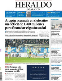 Portada Heraldo de Aragón 2026-01-18