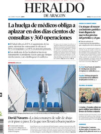 Portada Heraldo de Aragón 2026-03-19