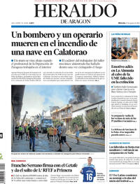 Portada Heraldo de Aragón 2026-08-19