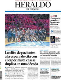 Portada Heraldo de Aragón 2026-04-20