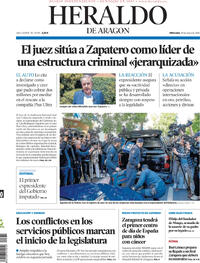 Portada Heraldo de Aragón 2026-05-20