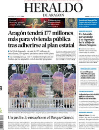 Portada Heraldo de Aragón 2026-05-22