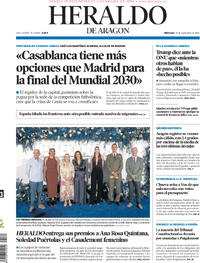 Portada Heraldo de Aragón 2026-09-23