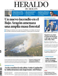 Portada Heraldo de Aragón 2026-07-24