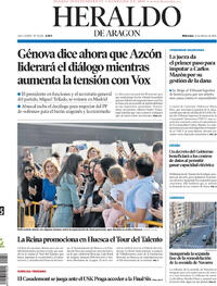 Portada Heraldo de Aragón 2026-02-25