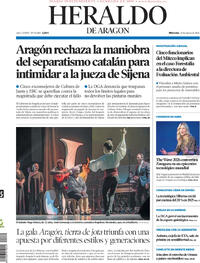 Portada Heraldo de Aragón 2026-03-25
