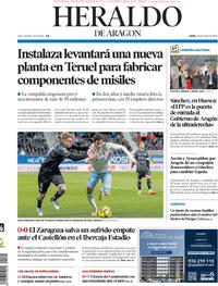 Portada Heraldo de Aragón 2026-01-26