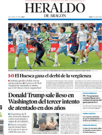Portada Heraldo de Aragón 2026-04-27