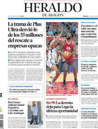 Portada Heraldo de Aragón 2026-05-27