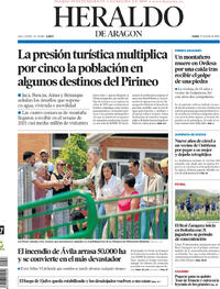 Portada Heraldo de Aragón 2026-07-27